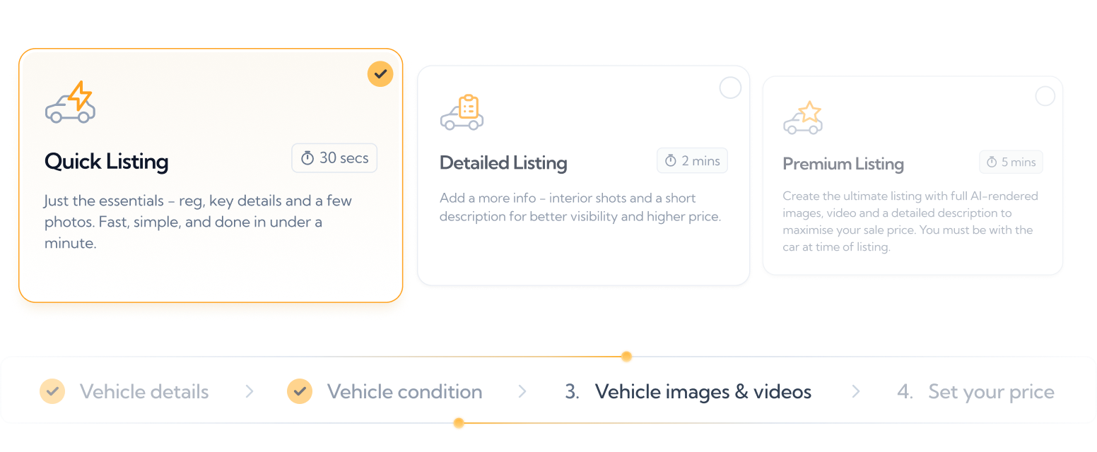 1. Fast listing creation (Quick, detailed & premium)