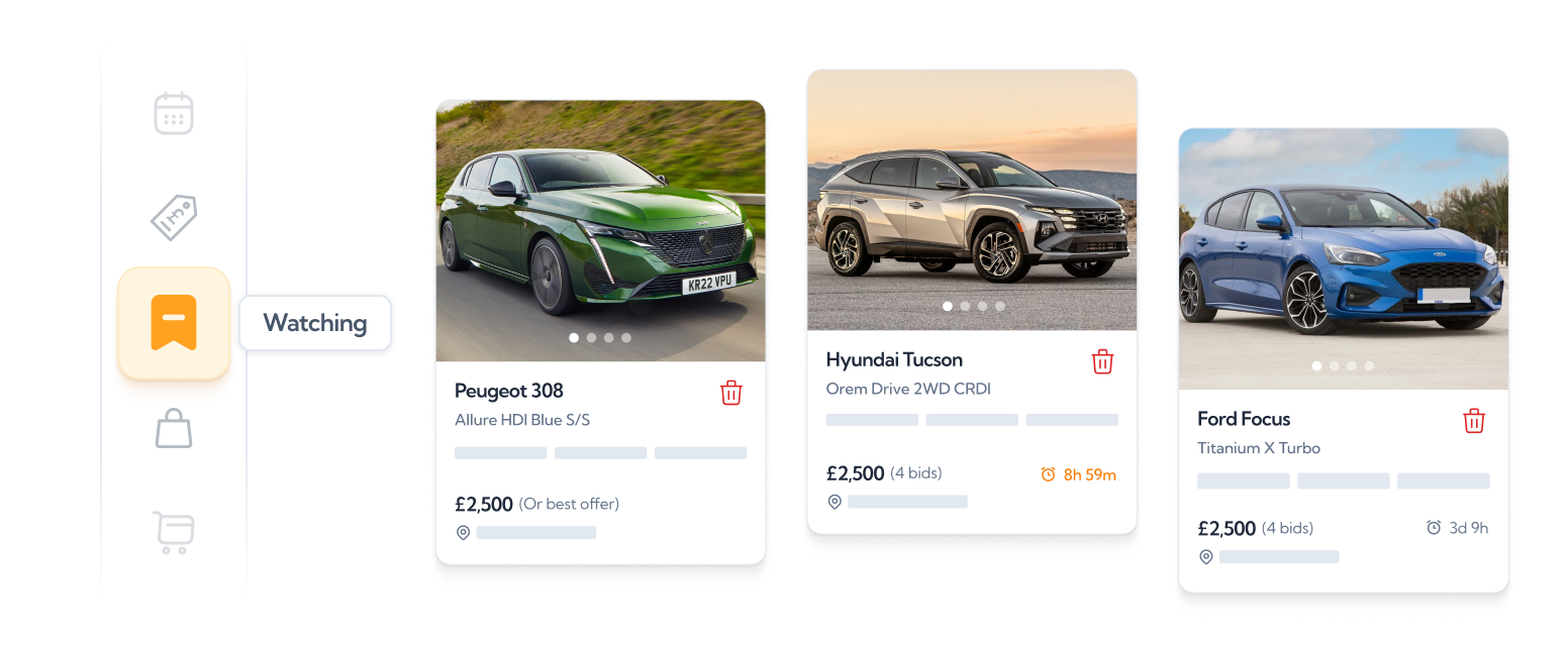 3. Watchlists to track vehicles without losing them
