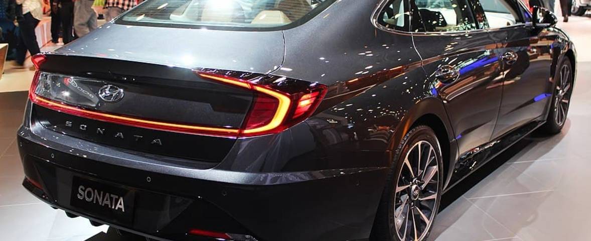 Hyundai Sonata at 2020 motorshow