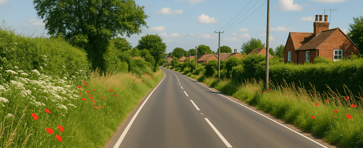 Summer Roads AI Image
