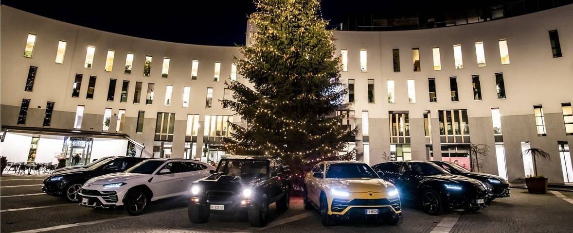 The Lamborghini Christmas drive