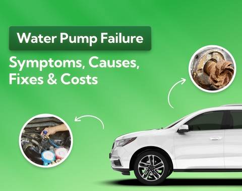 Water Pump Failure: Symptoms, Causes, Fixes and Costs