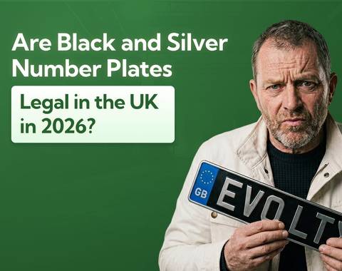 Are Black and Silver Number Plates Legal in the UK in 2026?