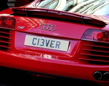 What is the law on number plates?