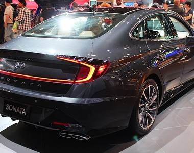 Hyundai Sonata at 2020 motorshow