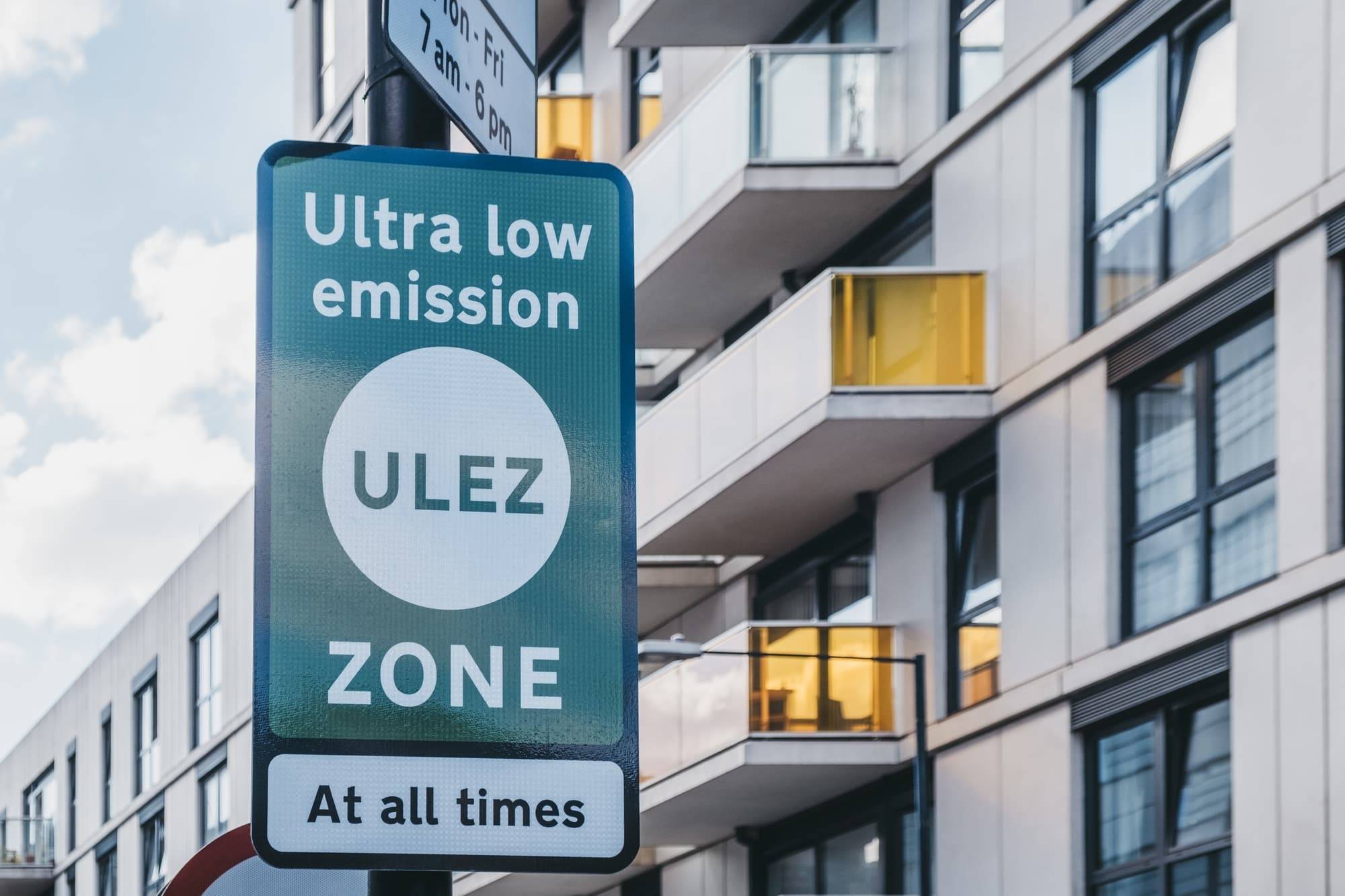 Ulez ultra low emission zone
