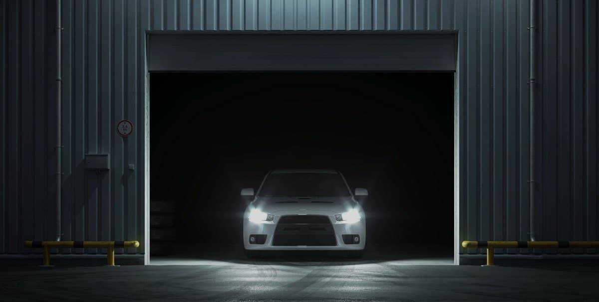 A SORN my car in a garage