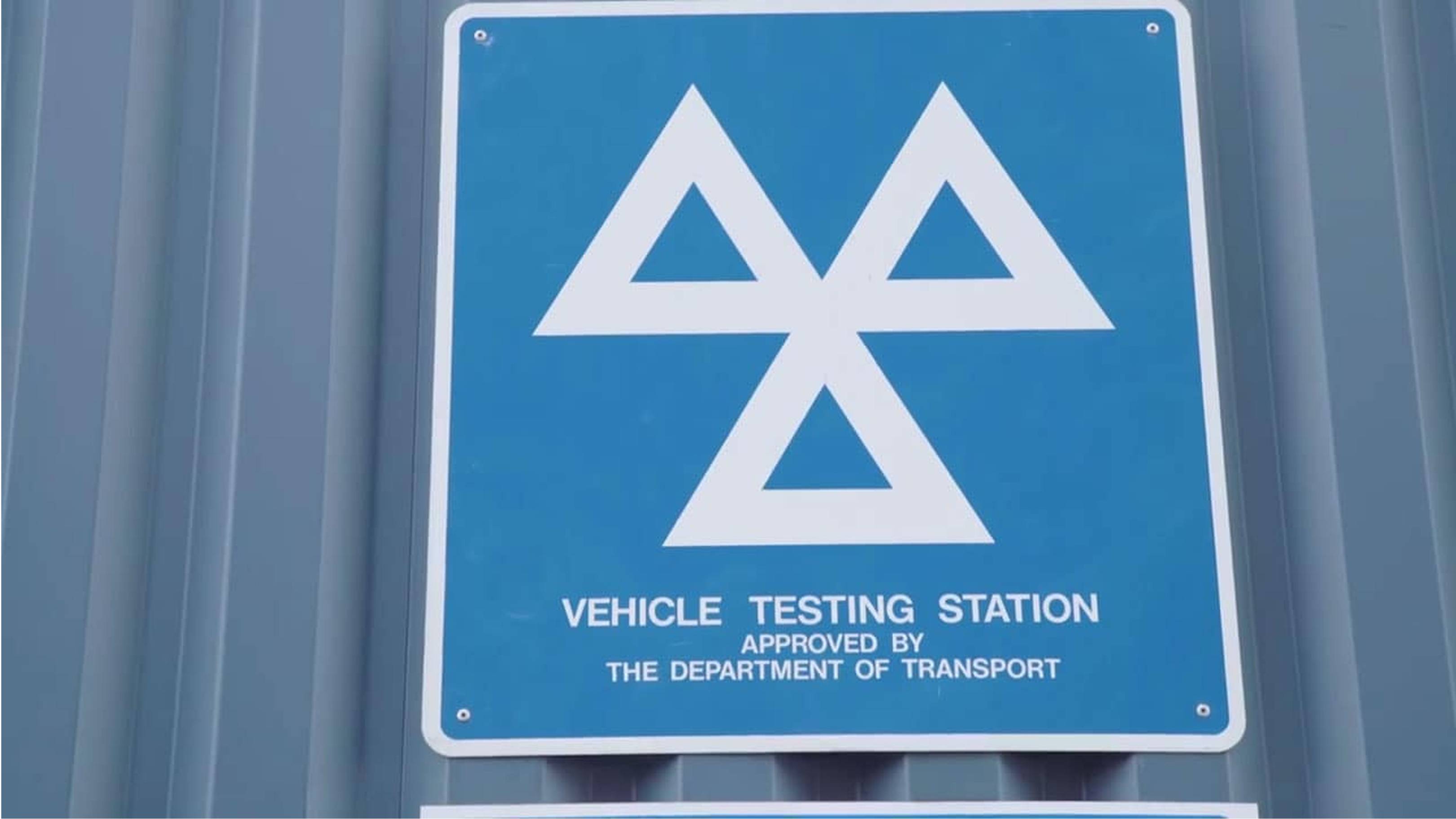 Approved vehicle testing station