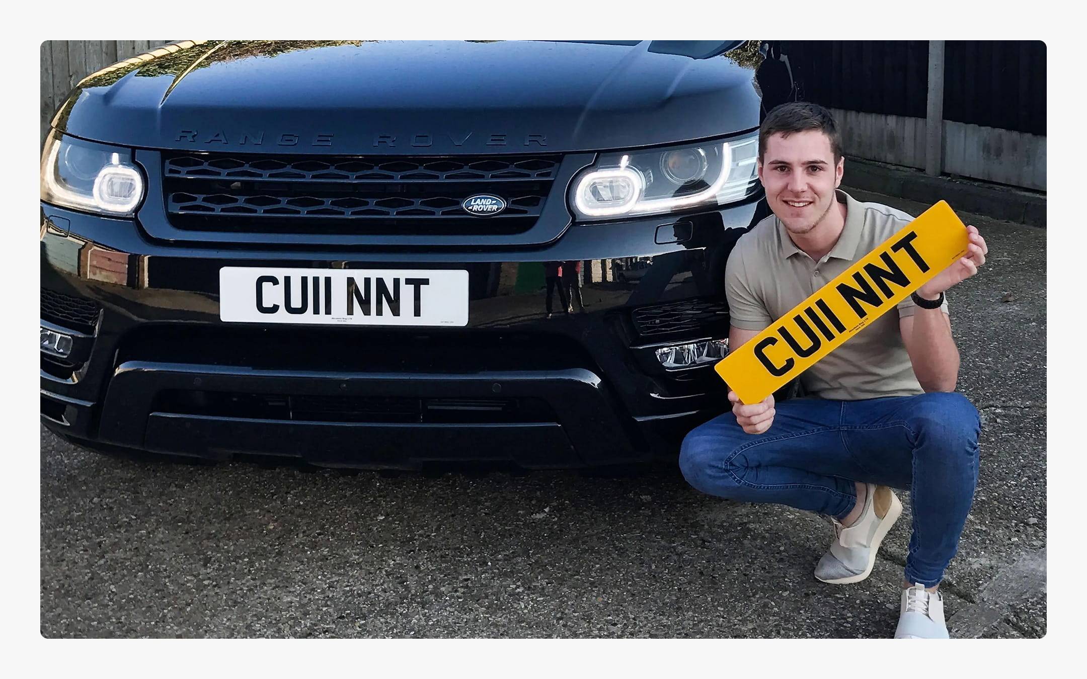 CUII NNT number plate