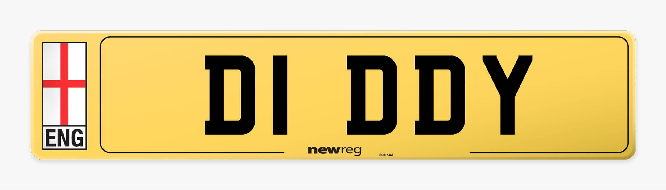 D1 DDY number plate