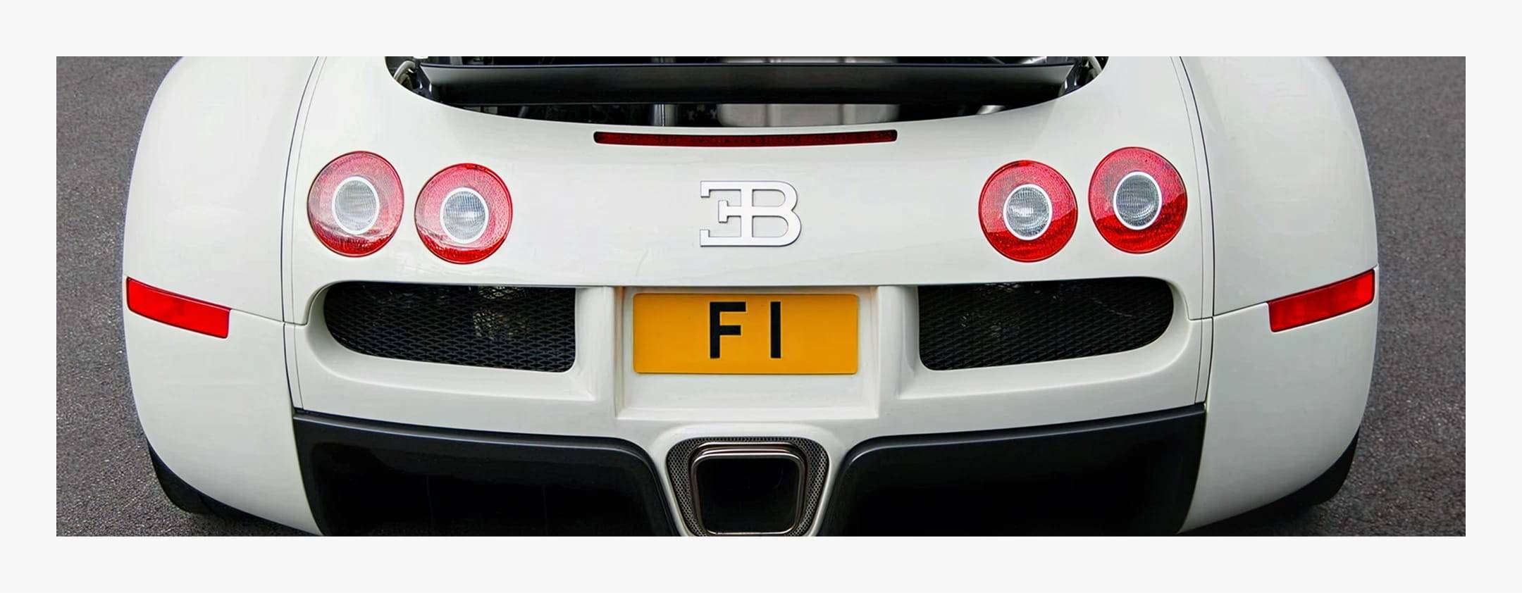F 1 number plate