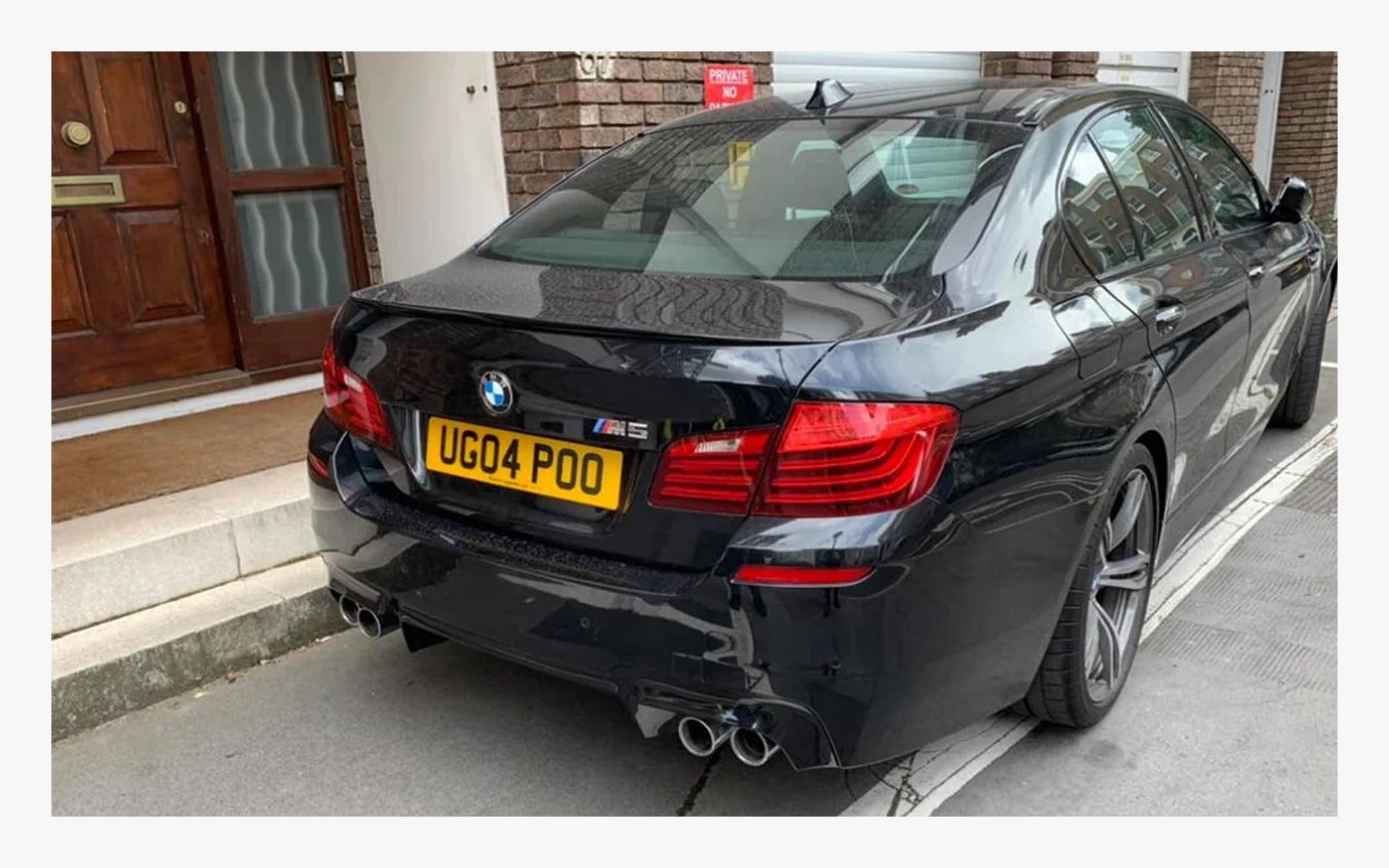 UG04 POO number plate